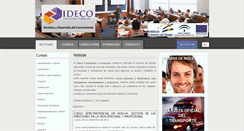 Desktop Screenshot of idecoformacion.com